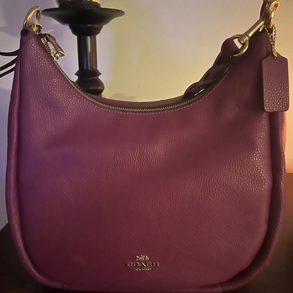 Coach Handbags - Coach Magenta Jules Hobo